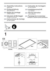 Siemens iQ700 ER926SB70D Instrucciones De Montaje