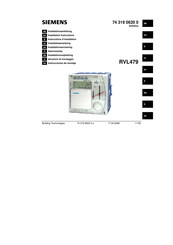 Siemens RVL479 Instrucciones De Montaje