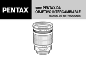 Pentax DA 16-45mm f/4ED AL Manual De Instrucciones