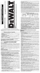 DeWalt DW717 Manual De Instrucciones