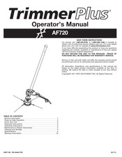 Trimmer Plus Trimmer Manual Del Operador