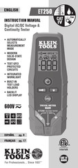 Klein Tools ET250 Manual De Instrucciones