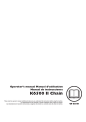 Husqvarna K6500 Chain Manual De Instrucciones