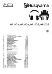 Husqvarna HP100-1 Manual De Usuario