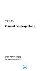 Dell XPS 15 9530 Manual Del Propietário