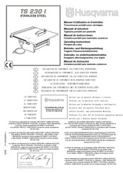 Husqvarna TS 230 I Manual De Instrucciones