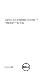 Dell Precision M4600 Manual Del Propietário