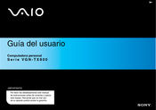 Sony VAIO VGN-TX800 Serie Manual De Instrucciones