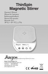 Argos Technologies ThinSpin Manual Del Operador