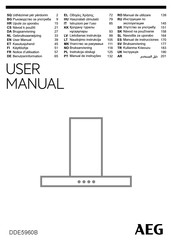 Aeg DDE5960B Manual De Instrucciones