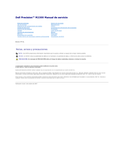 Dell Precision M2300 Manual De Servicio