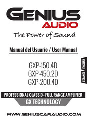 Genius Audio GXP-450.2D Manual Del Usuario