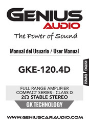 Genius Audio GKE-120.4D Manual Del Usuario