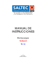 SALTEC TORGAR T2-10 Manual De Instrucciones