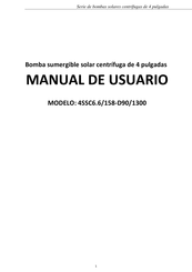 WccSolar 4SSC6.6/158-D90/1300 Manual De Usuario