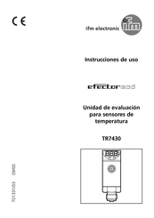 IFM Electronic efector 600 TR7430 Instrucciones De Uso