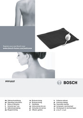 Bosch PFP1037 Instrucciones De Uso