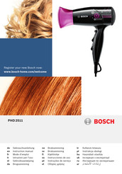 Bosch PHD 2511 Instrucciones De Uso