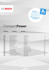 Bosch CompactPower MFW38 Serie Instrucciones De Uso