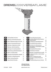 Dremel VersaFlame 2200 Instrucciones De Funcionamiento Y Seguridad