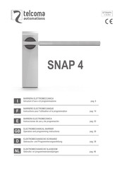 Telcoma Automations SNAP 4 Instrucciones De Uso Y De Programación