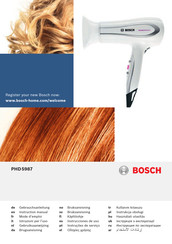 Bosch PHD 5987 Instrucciones De Uso