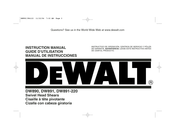 DeWalt DW891-220 Manual De Instrucciones