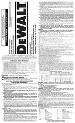 DeWalt D26676 Manual De Instrucciones