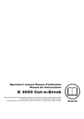 Husqvarna K 4000 Cut-n-Break Manual De Instrucciones