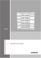 Siemens KA Serie Instrucciones De Uso Y De Montaje