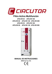 Circutor AFQ-4W-25 Manual De Instrucciones