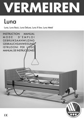 Vermeiren Luna Deluxe Manual De Instrucciones