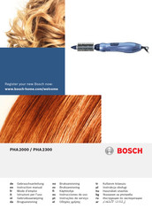 Bosch PHA 2300 Instrucciones De Uso
