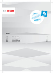 Bosch BSS8 Serie Instrucciones De Uso