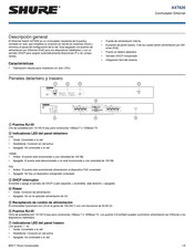 Shure AXT620 Manual De Usuario