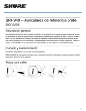 Shure SRH940 Manual De Usuario