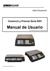 Adam Equipment RAV 3D Manual De Usuario