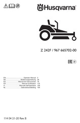 Husqvarna Z 242F Manual De Instrucciones