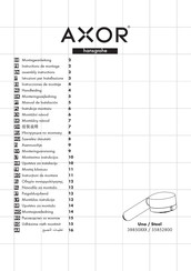 Hansgrohe AXOR Uno/Steel 35852800 Instrucciones De Montaje