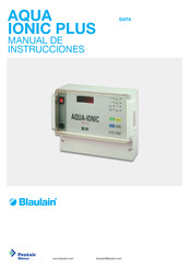 Blaulain SIATA AQUA IONIC PLUS Manual De Instrucciones