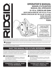 RIDGID R3203 Manual Del Operador