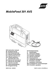 Esab MobileFeed 301 AVS Instrucciones De Uso