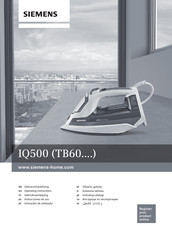 Siemens IQ500 TB60 Serie Instrucciones De Uso
