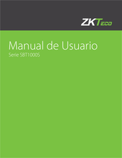 ZKTeco SBT1000S Serie Manual De Usuario