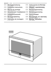 Bosch HMT85M651 Instrucciones De Montaje