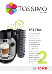 Bosch TASSIMO CADDY TAS75SE2 Instrucciones De Uso