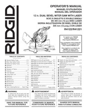 RIDGID R4122 Manual Del Operador