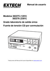 Extech Instruments 382276 Manual De Usuario