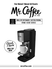 Mr Coffee BVMC-SCGB Serie Manual Del Usuario