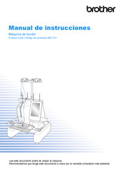 Brother 882-T51 Manual De Instrucciones